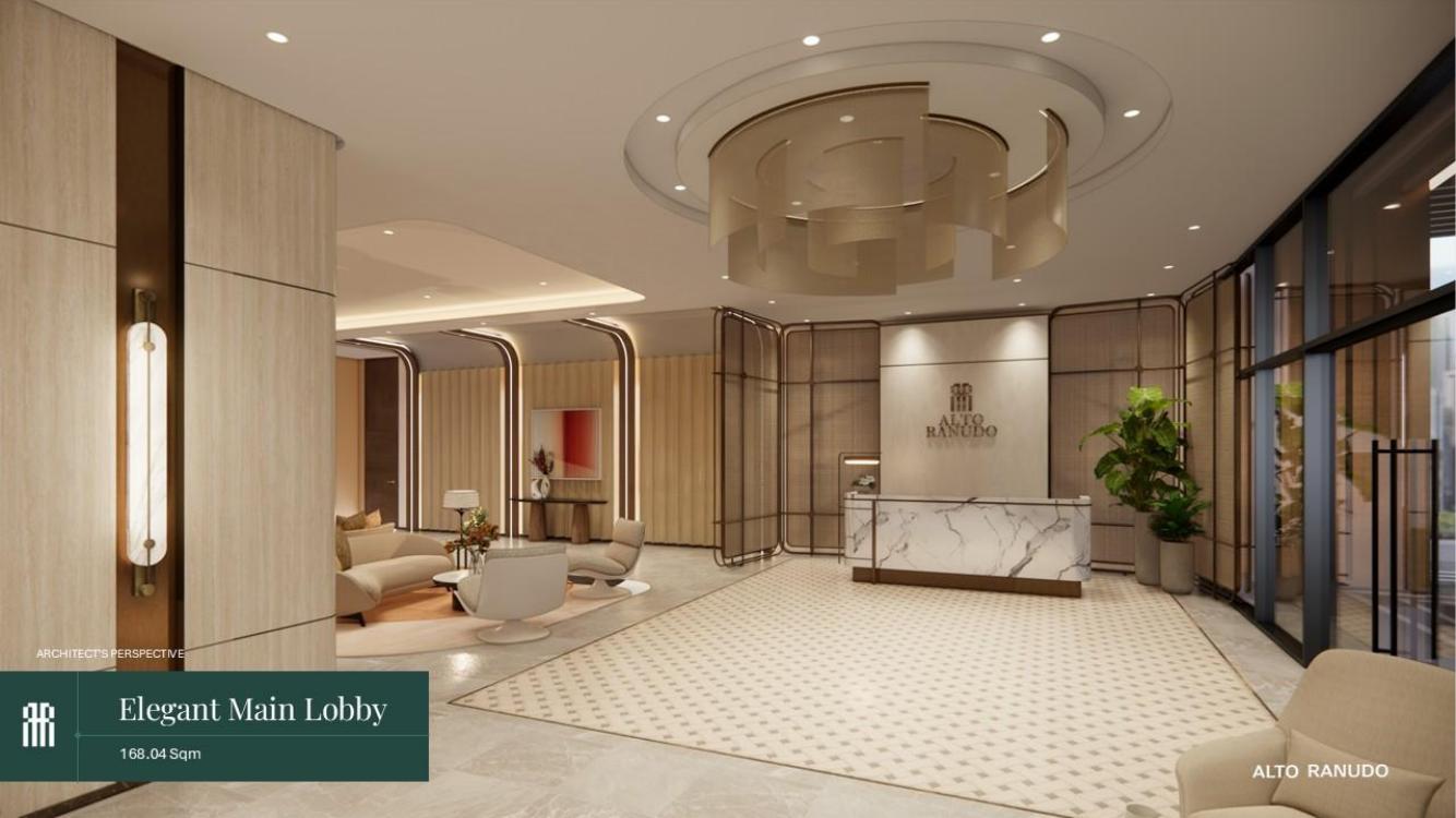 Elegant Main Lobby architectural perspective